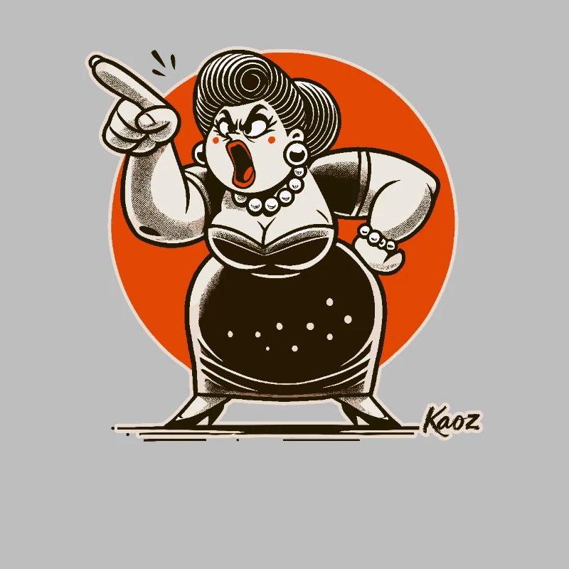 Big Mama schimpft mit dir