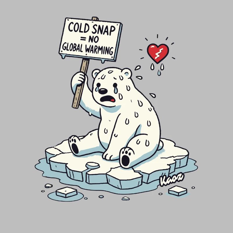Sweating Polar Bear Climate Change Protest