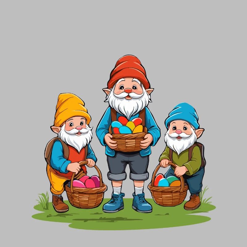 Easter Norse Gnome Easter Bunny Dwarfs
