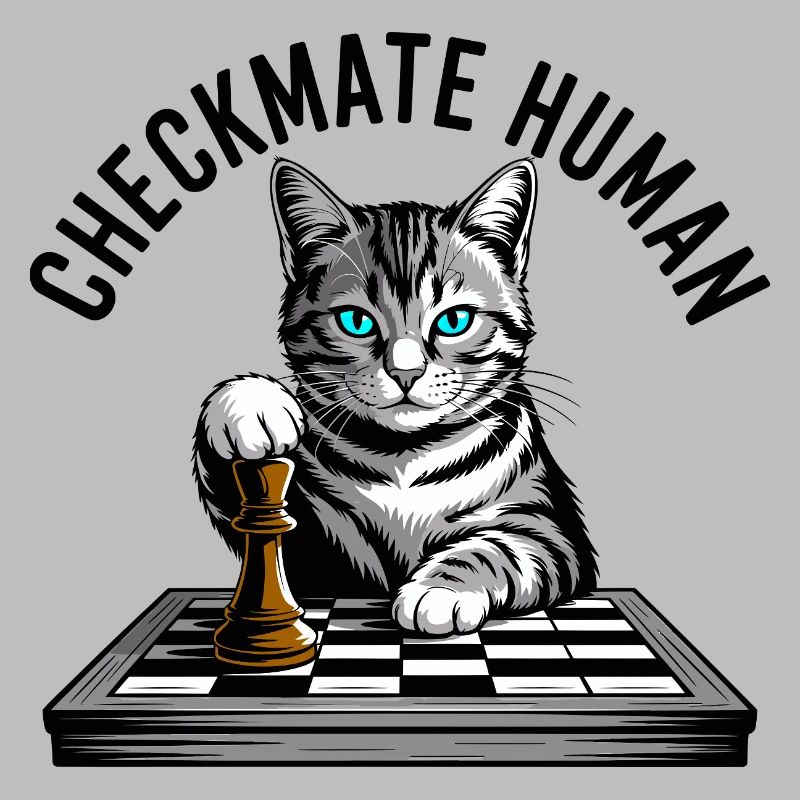 Checkmate Human Chess Cat