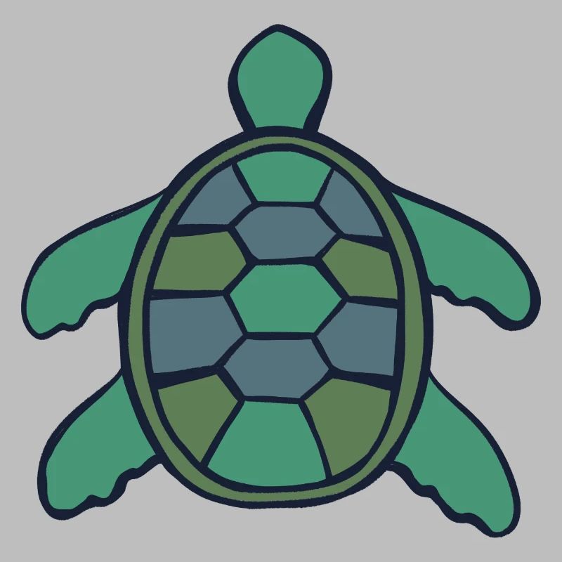 Geometric Shell Turtle