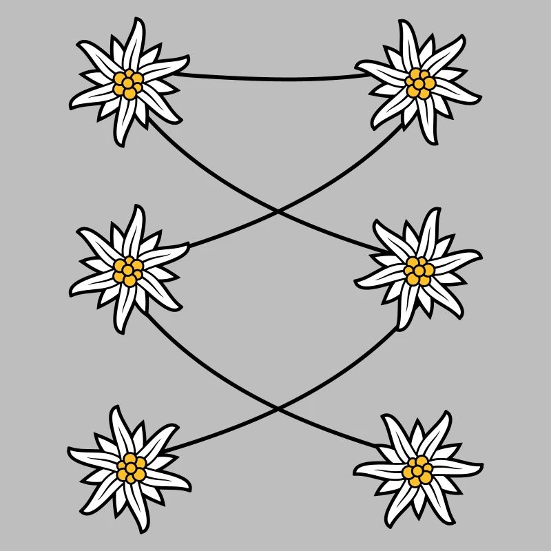 Tablier Dirndl Edelweiss