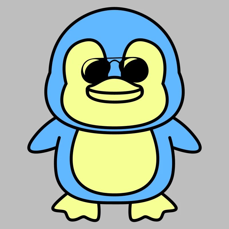 pinguin comic cool