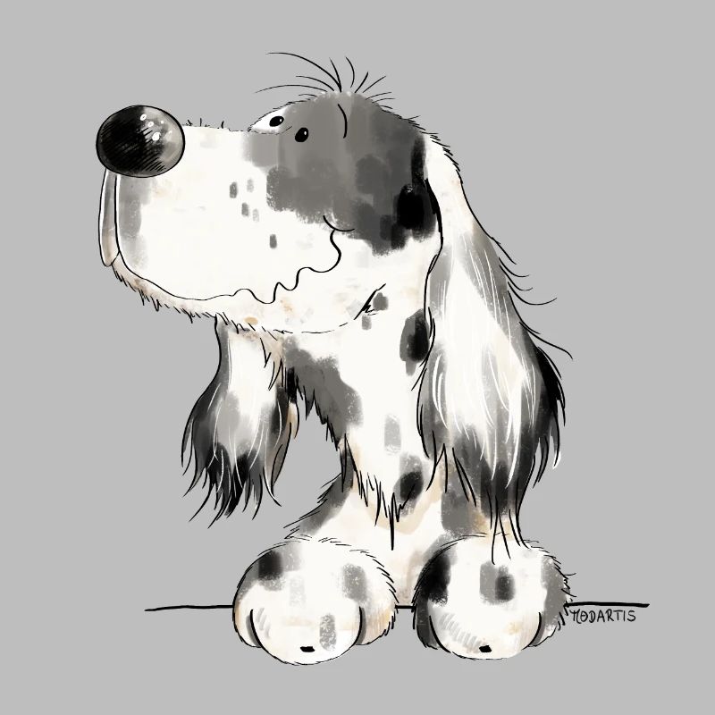 Englischer Setter I Hunde Comic Geschenk