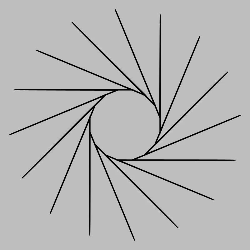 C’est une forme cool, comme un soleil.