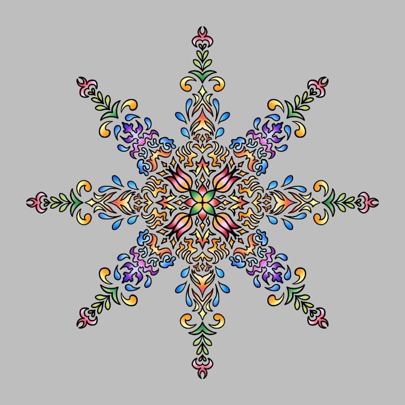 Mandala | Bunt | Leben | Geschenkidee