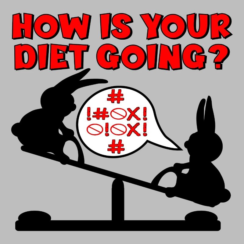 HOW IS THE DIET GOING - RABBITS FUNNY