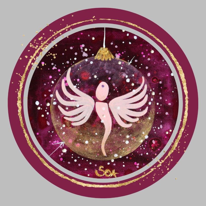 Weihnachtskugel Engel - Sonja Ariel von Staden