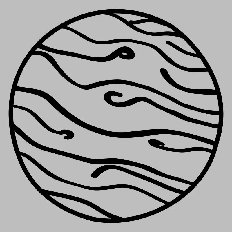 Planète Doodle de l’espace