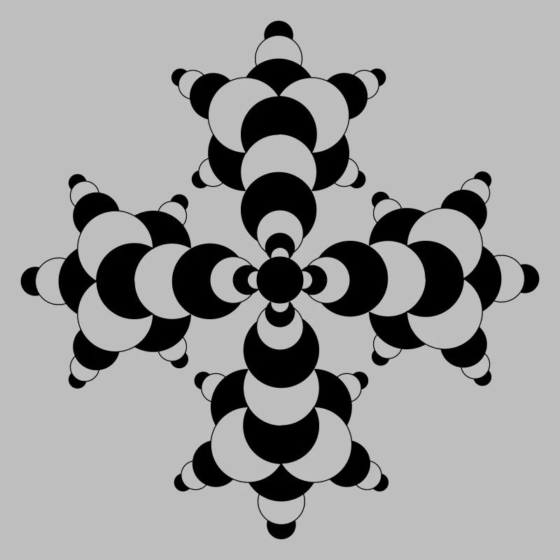 Fractal Molecule Crop Circle