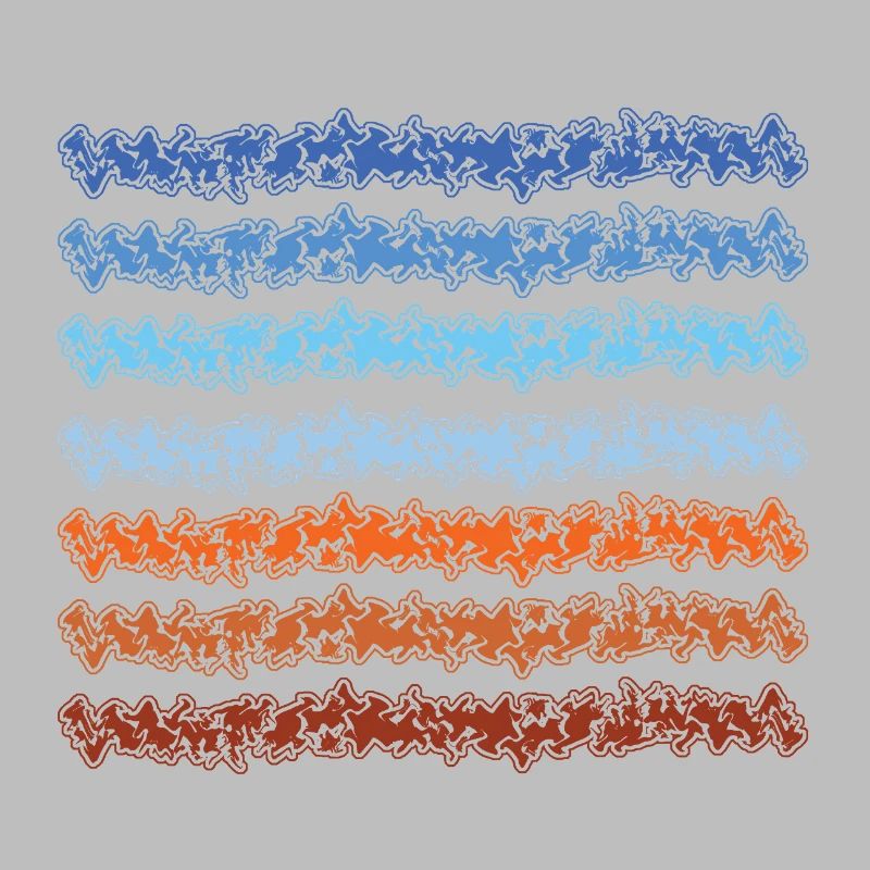 Abstract gradient lines design