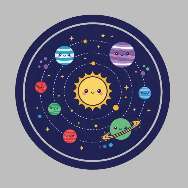 Conception joyeuse du système solaire