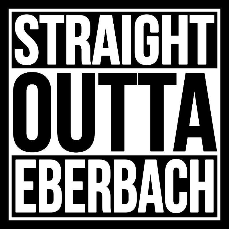 Ortsslogan Typo Eberbach