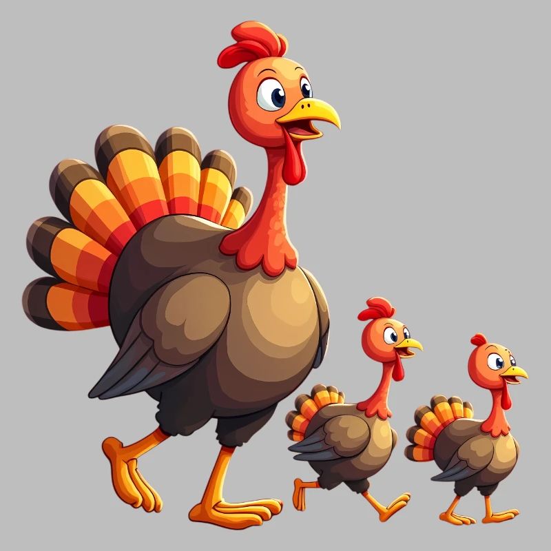 Bébé dinde de Thanksgiving