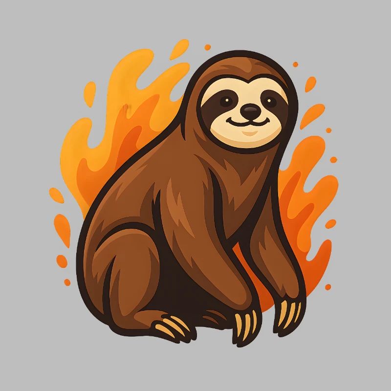 Flaming sloth