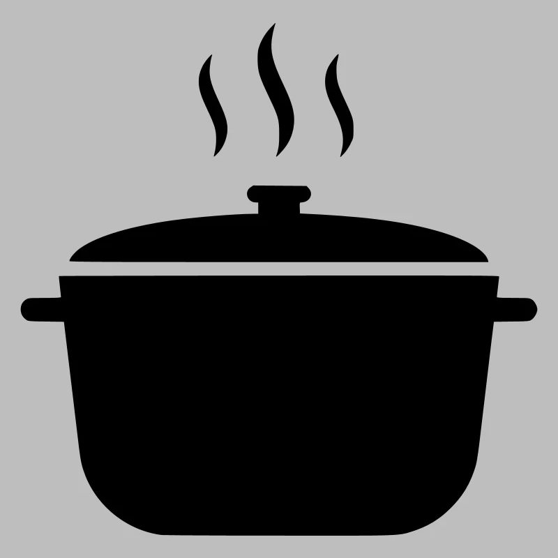 Icône vapeur de soupe de la marmite