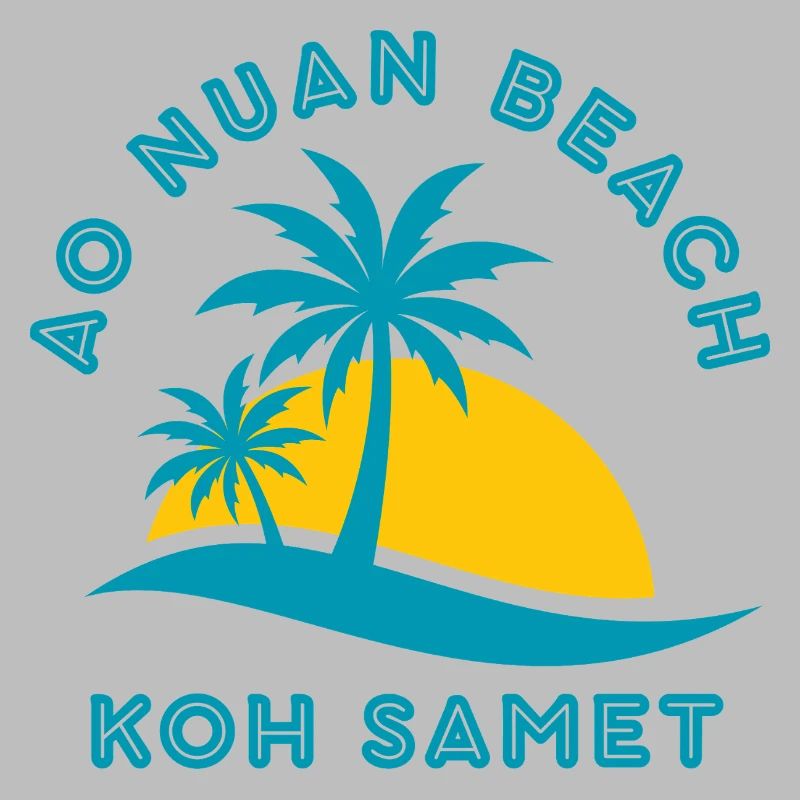 Coucher de soleil de Koh Samet Palm Beach