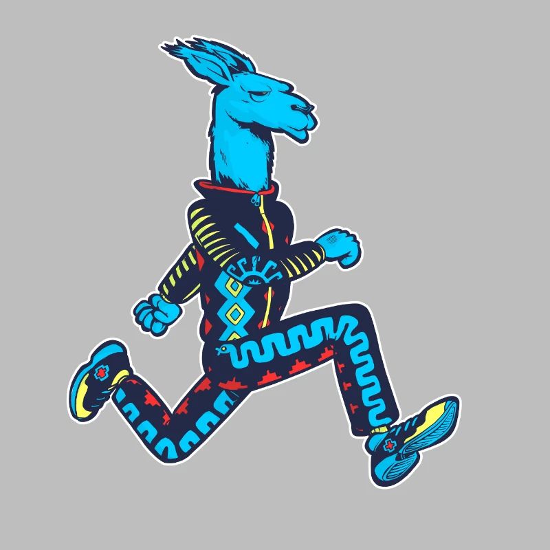 Blue Llama runner