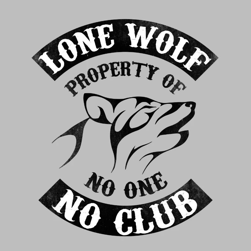 Motorcycle pattern - lone wolf