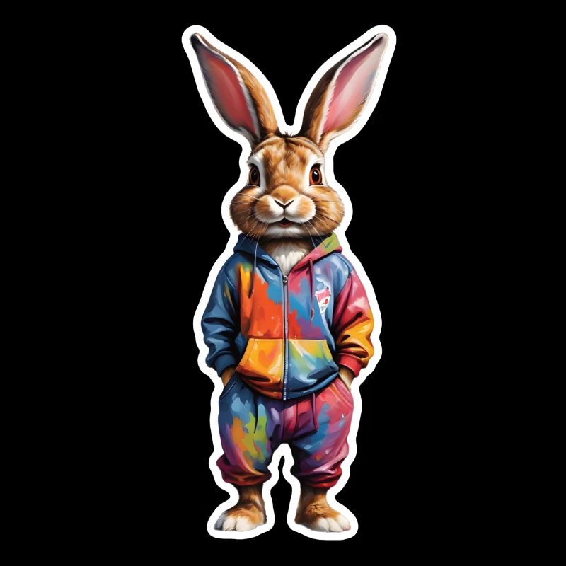 Easter Bunny Colorful, Cute and Cute for Easter