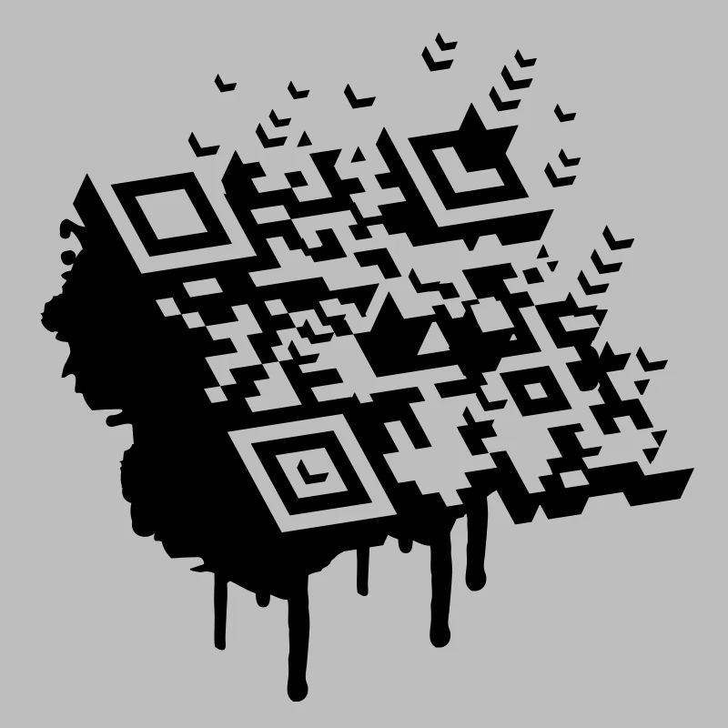 Un code à barres 3D comme un graffiti