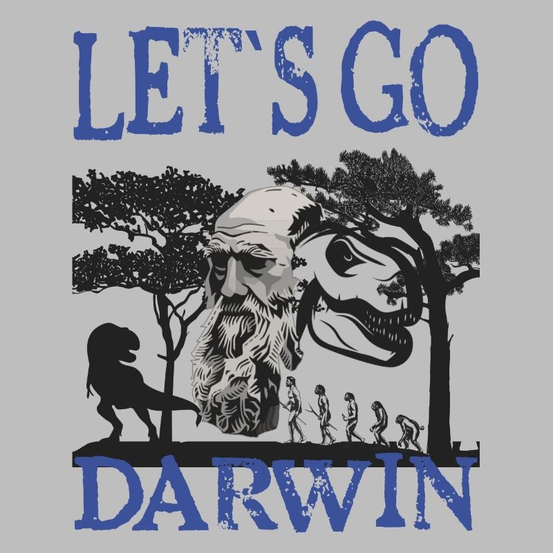 Charles Darwin Evolution textile gift idea