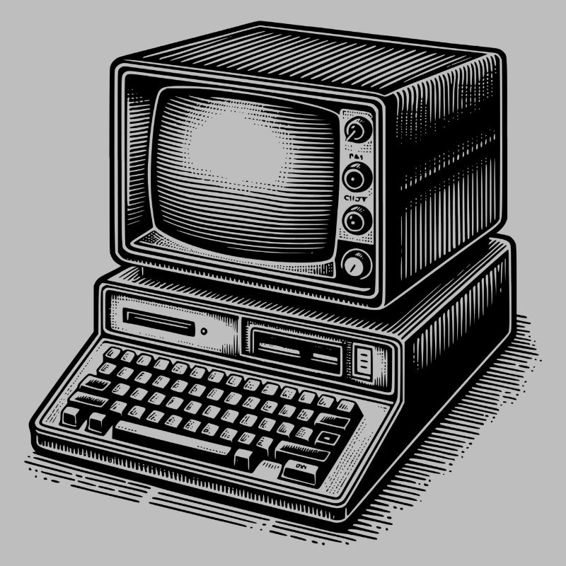Klassischer Retro-PC