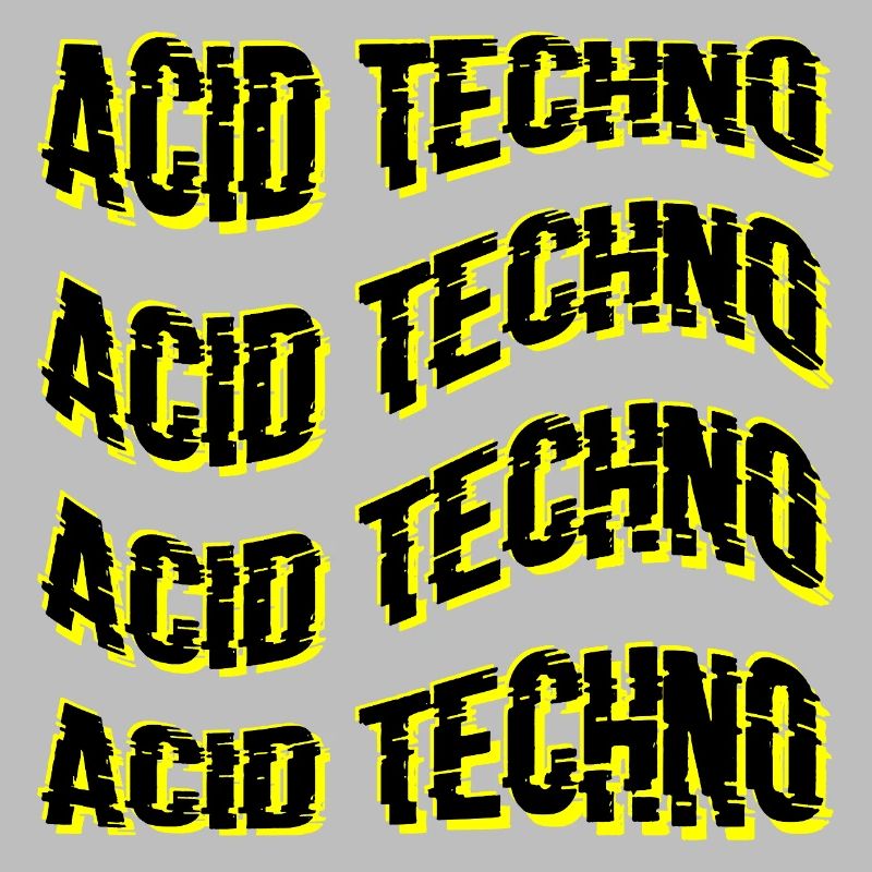 Glitch Acid Techno Repeats Neon