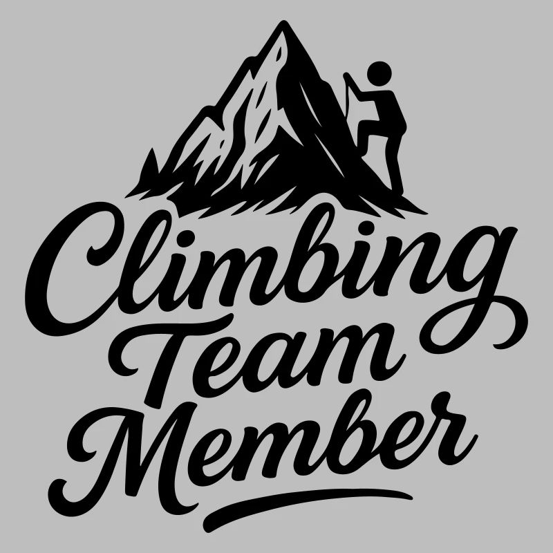 Klettern Berge Team