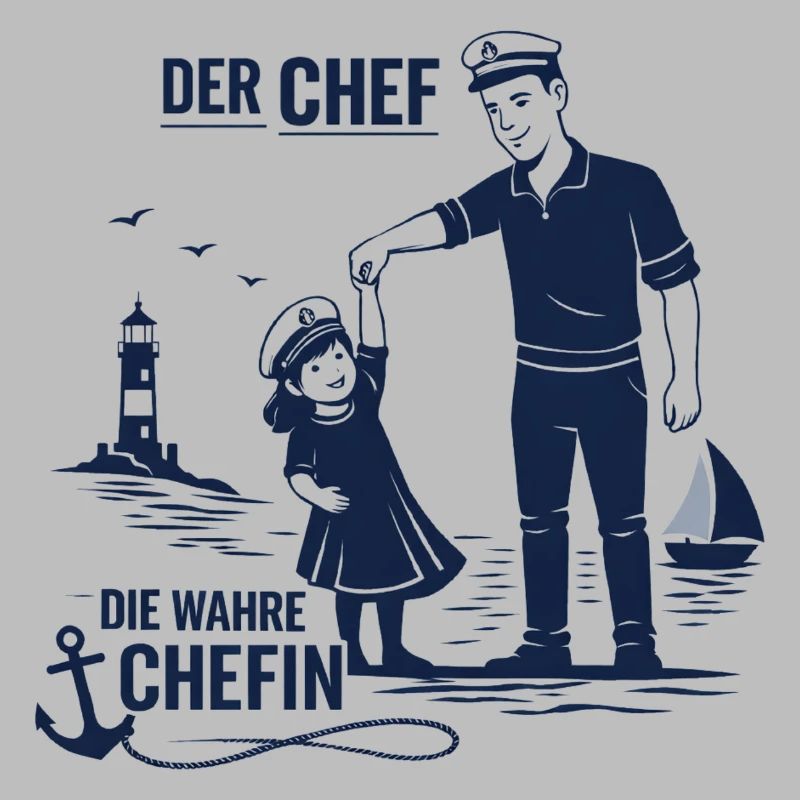 Chef Chefin Papa Tochter Partnerlook Geschenk