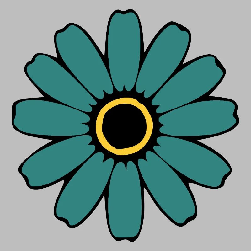 Blaue Blume Blüte türkis Blumen Geschenk Mutter 