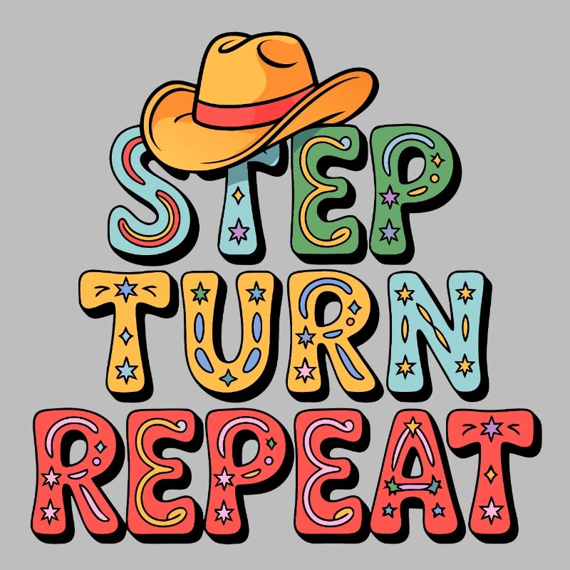 Line Dance Step Turn Repeat