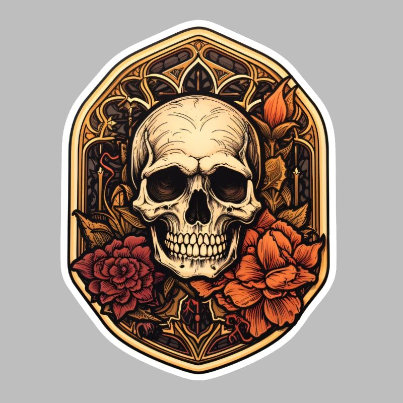Skull Gothic Halloween
