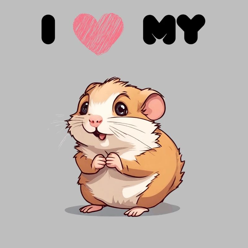 Hamsterliebe - süßer Hamster