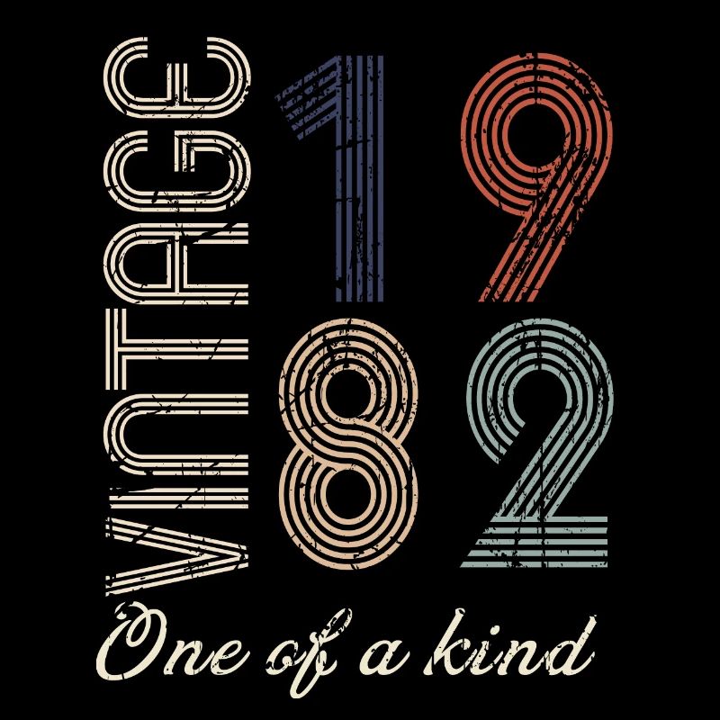 42e anniversaire 1982 - idée cadeau rétro Vintage