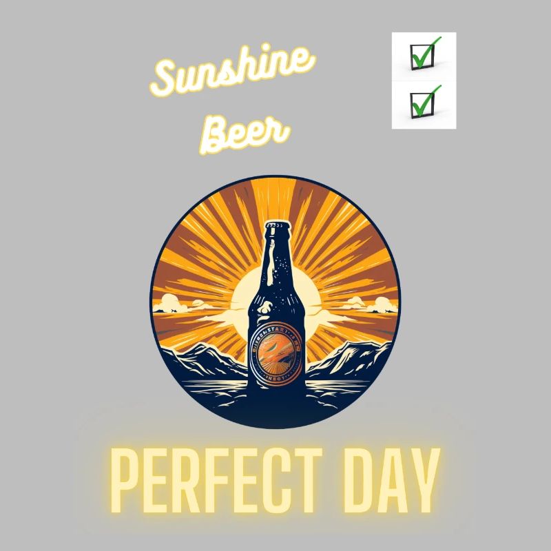 Sonnenschein: Check, Bier: Check = Perfekter Tag