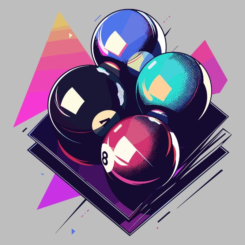 Boules de billard graphique