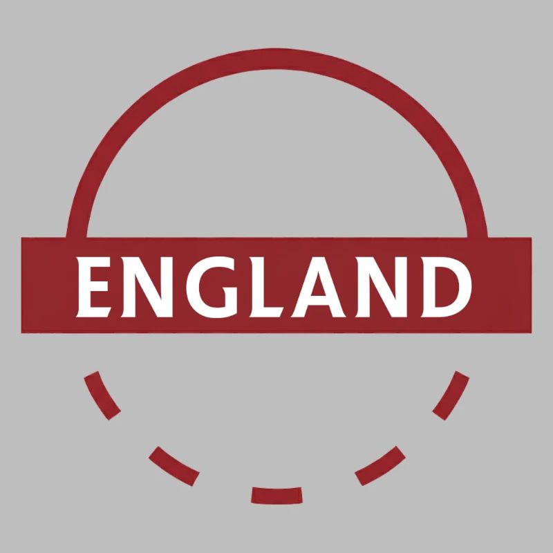 Rundes Abzeichen mit englischem Emblem