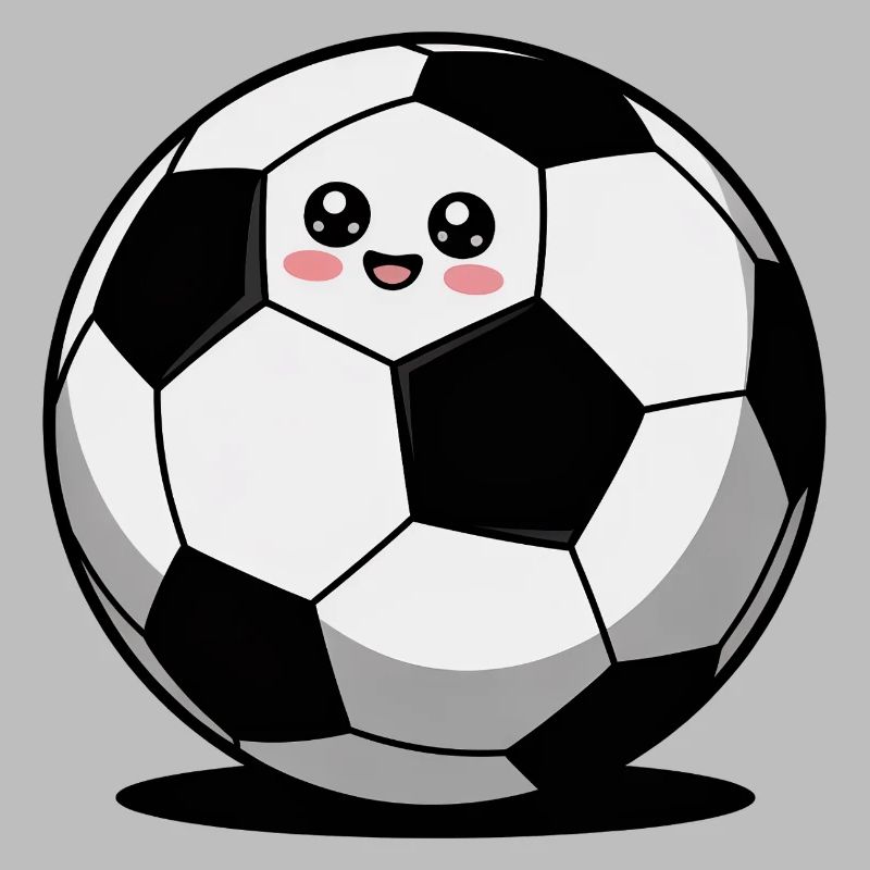 Fußball comic süß