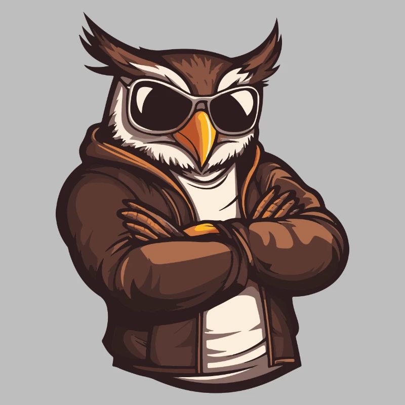 Eule Comic Cool