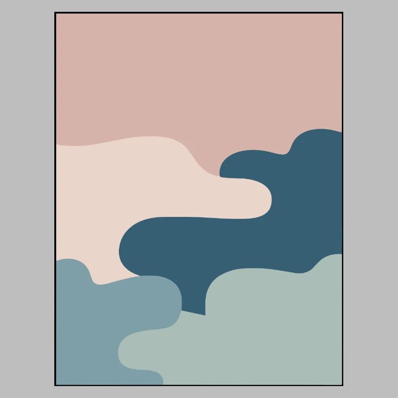 Pastel Pattern Abstract Shapes Art Clouds Color
