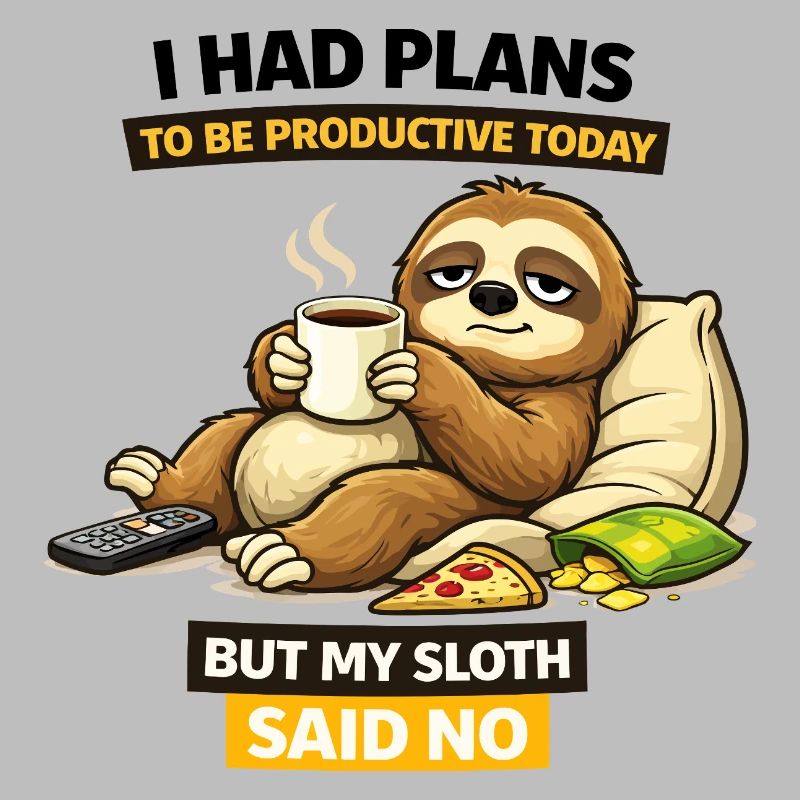 Productive Sloth Coffee Break