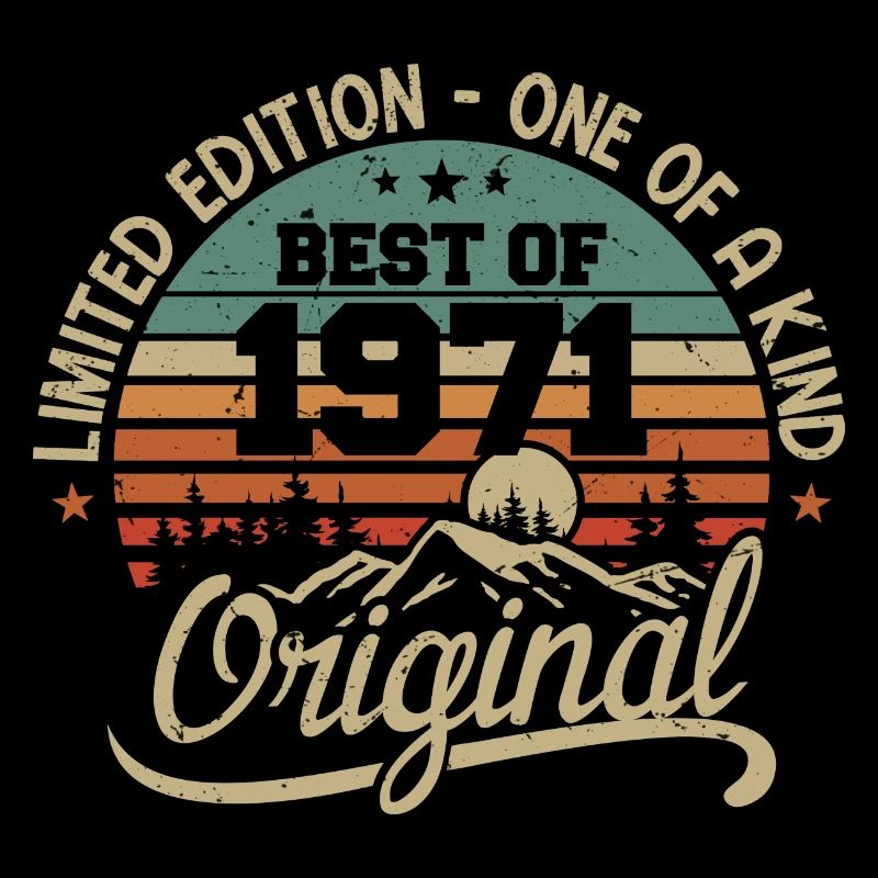 Vintage 1971 Legend - Retro Geburtstagsgeschenk