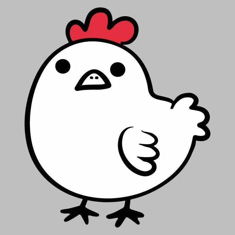 Poulet de dessin animé