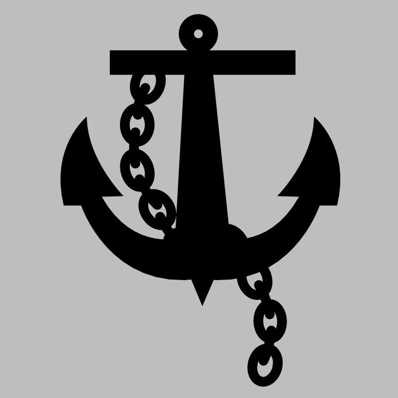 ancre de marine conception simple de rockabilly