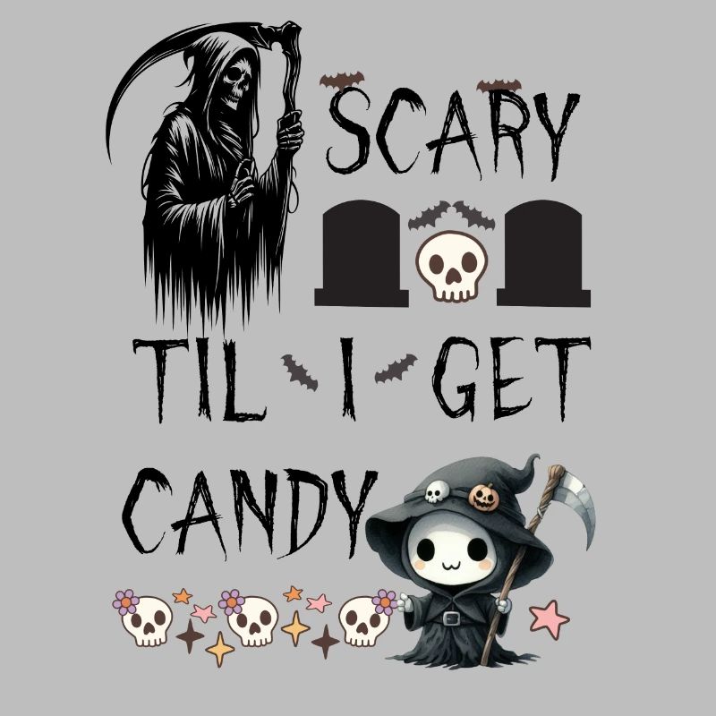 Halloween Sensenmann - ScaryTil I Get Candy