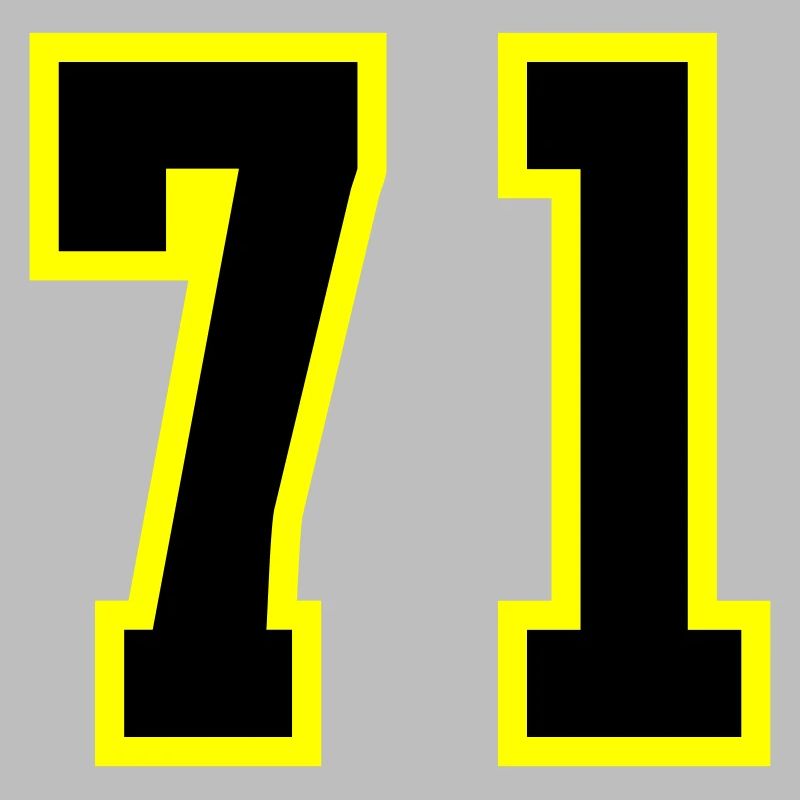 71 Number Jersey