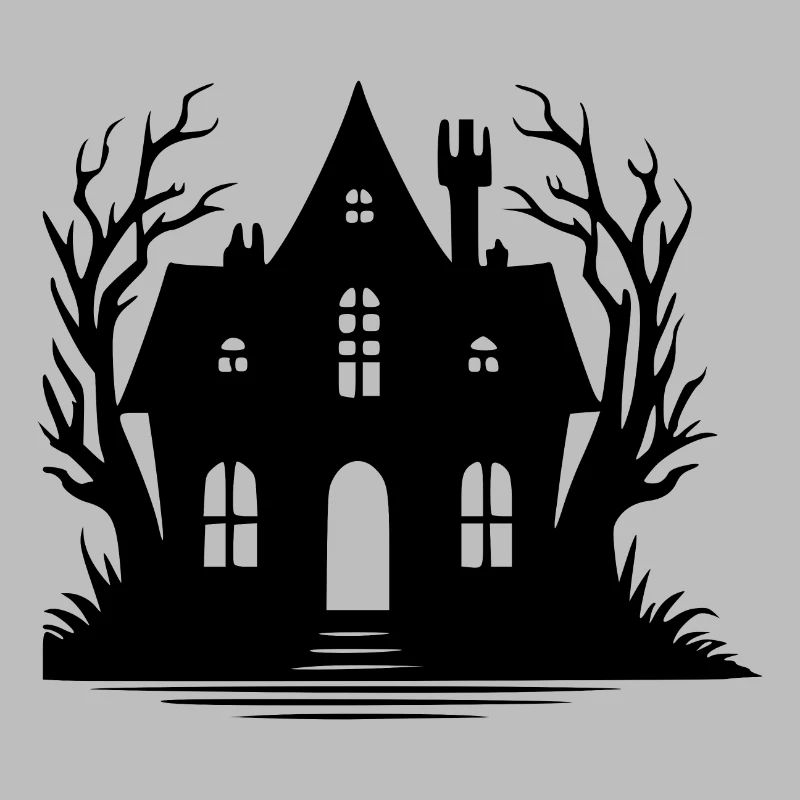 Étrange maison hantée d’Halloween