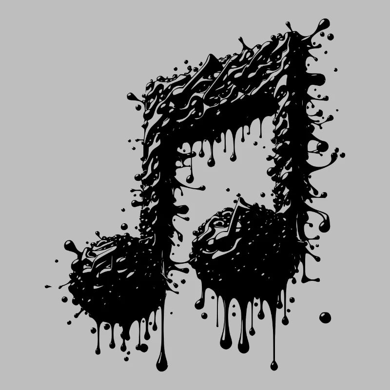 Liquid Music Eighth Notes Scale