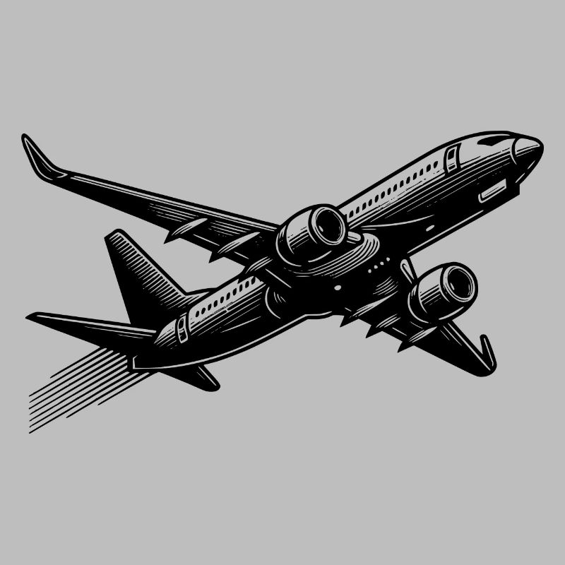 Jet Flugzeug auf Reiseflughöhe
